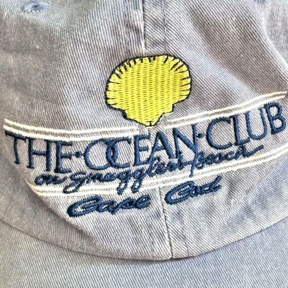 The Ocean Club at Smugglers Beach Cape Cod MA Vintage Cotton Hat Cap. Adams. - Picture 2 of 7
